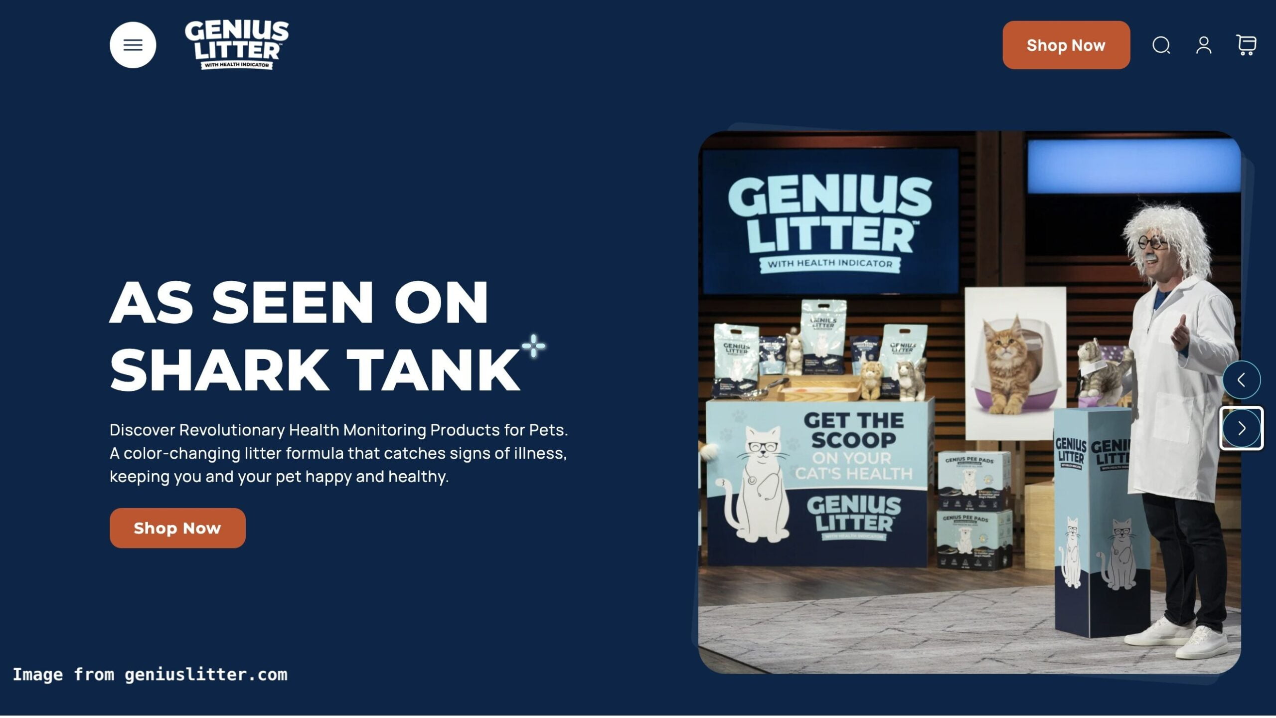 Genius Litter Shark Tank appearence