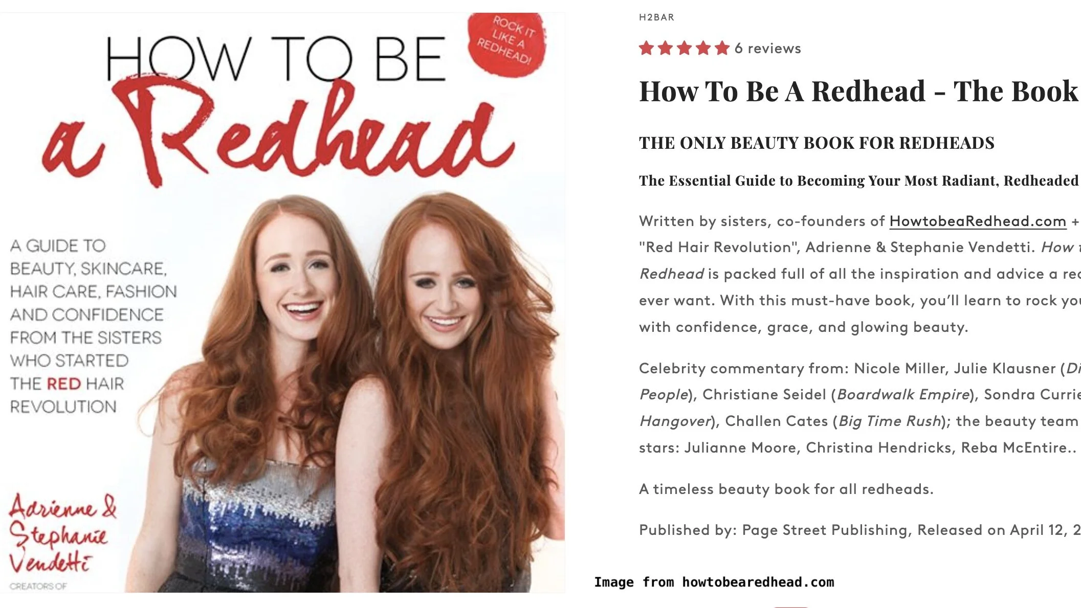 how to be a redhead shark tank book