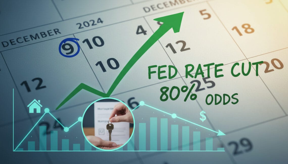 Featured image for Fed Rate Cut Odds Top 80% for December: Impacts on Mortgages and Your Finances