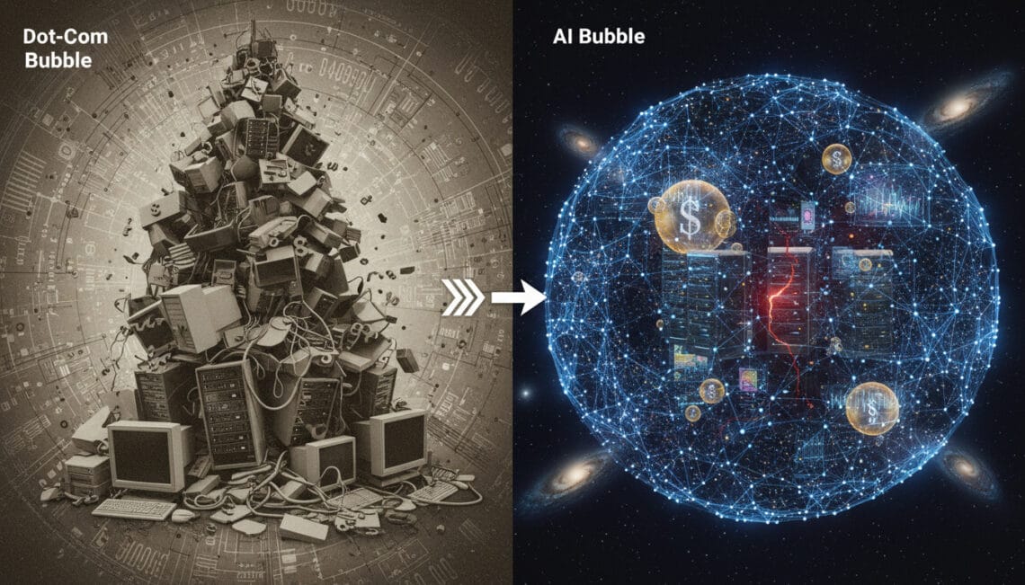 Featured image for Dot-Com Bubble vs. AI Bubble: Similarities, Differences, and Why It Matters
