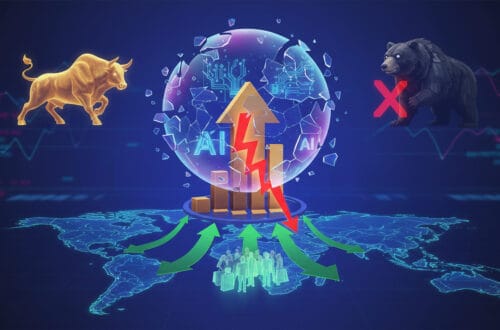 Featured image for Global Stocks Hit Records Amid AI Pullback and Bubble Fears