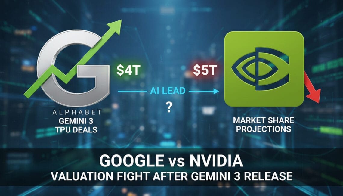 Featured image for Google vs Nvidia: Valuation Fight After Gemini 3 Release