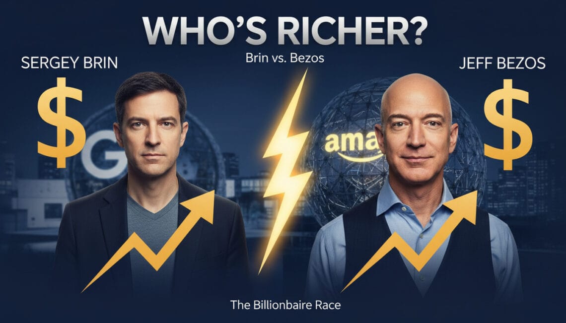 Featured image for Is Sergey Brin Richer Than Jeff Bezos?