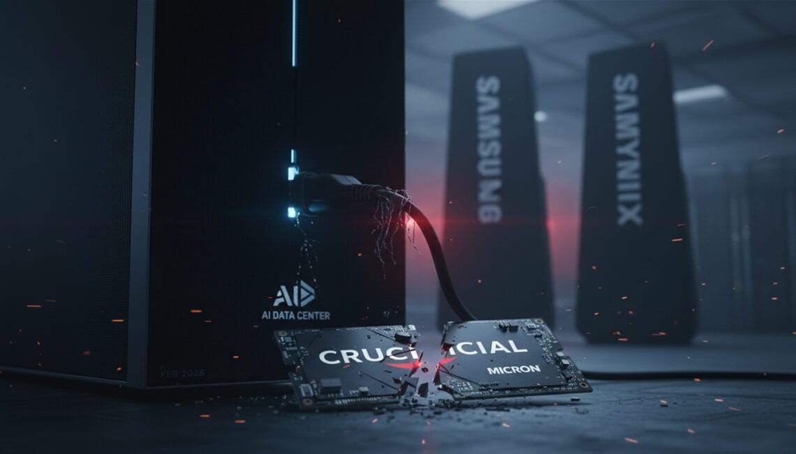 Featured image for Micron Pulls Plug on Crucial Consumer RAM and SSDs