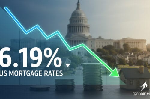 Featured image for US Mortgage Rates Drop to 6.19% This Week