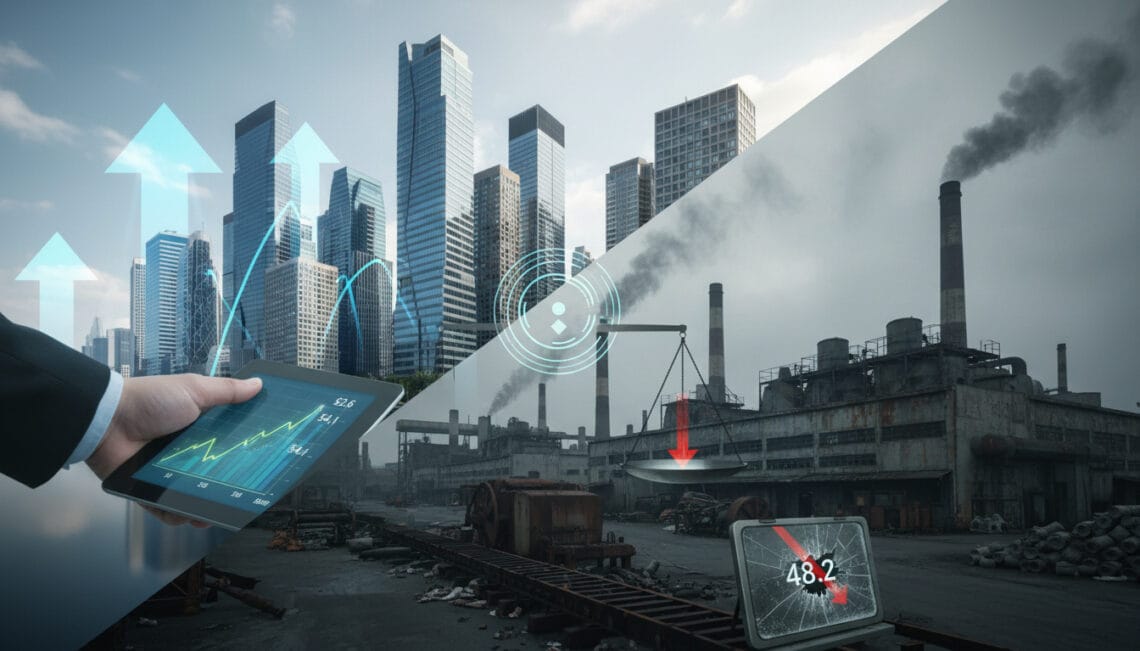 Featured image for US Services Expand in November While Manufacturing Contracts for Ninth Month