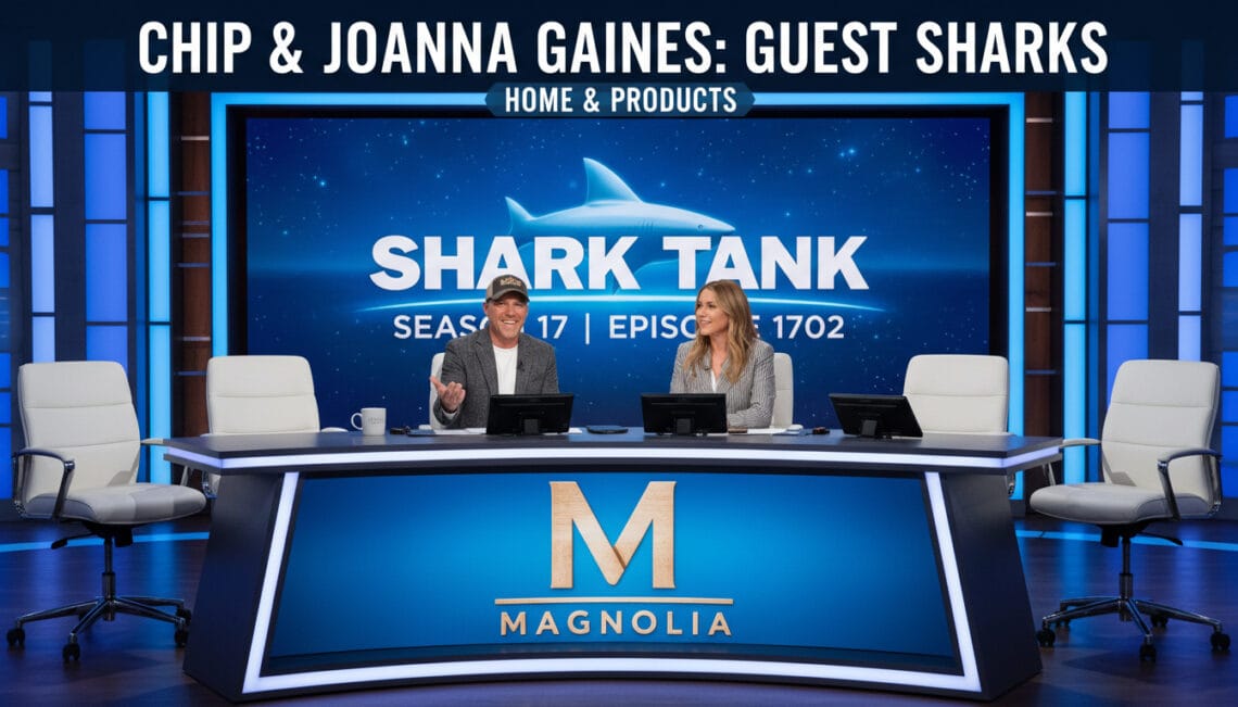 Featured image for Why Chip and Joanna Gaines Appeared as Guest Sharks on Shark Tank