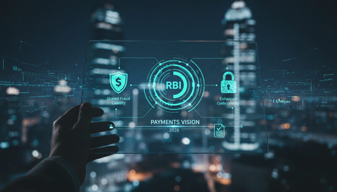Featured image for RBI Launches Payments Vision 2028: Shared Fraud Liability, E-Cheques, and Enhanced Cybersecurity