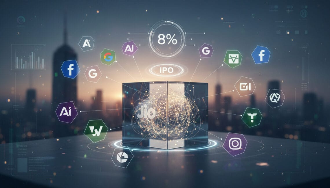 Featured image for Reliance Jio in Talks With Meta, Google Among 13 Investors to Sell 8% of Individual Stakes Ahead of IPO