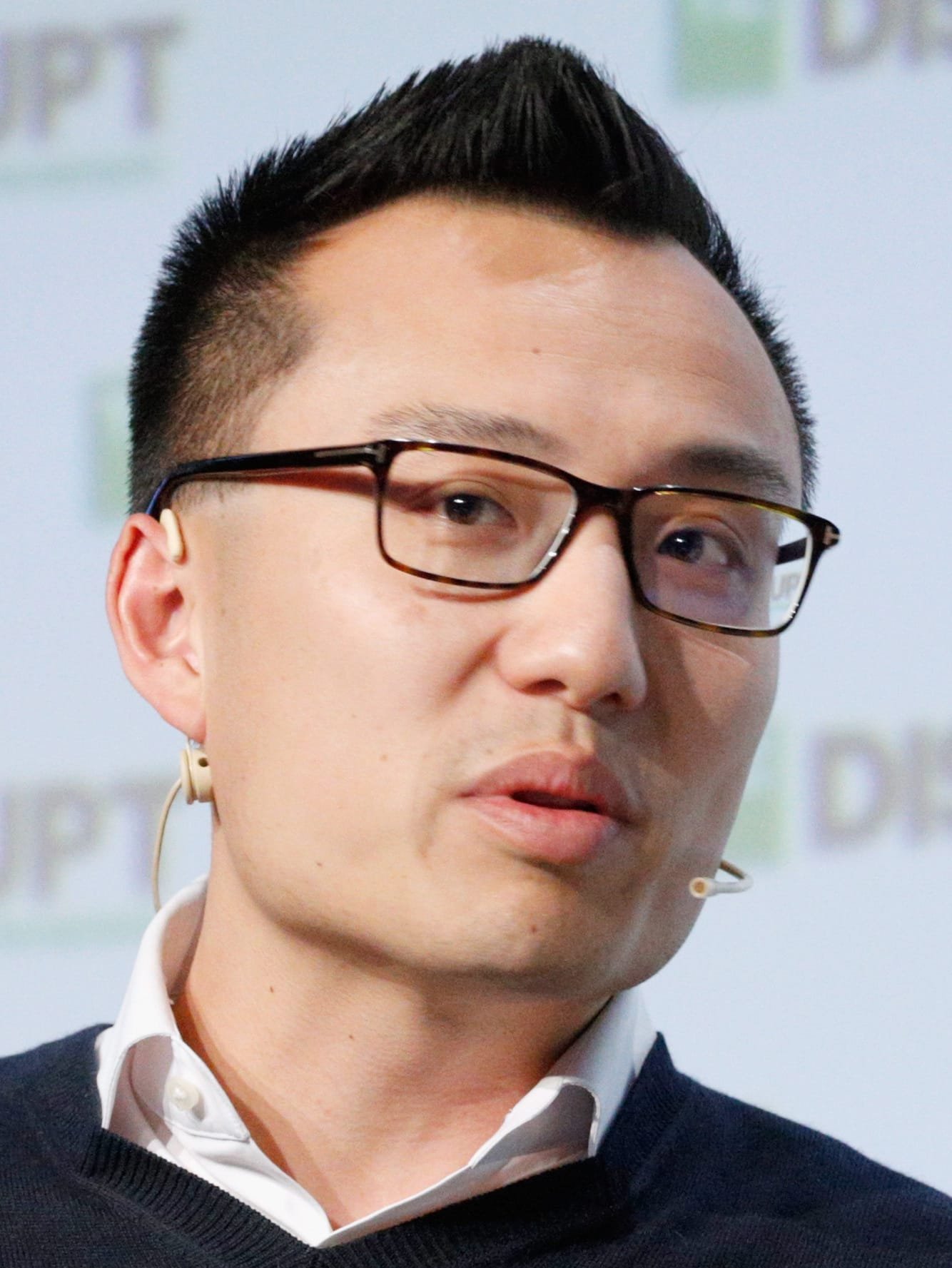 Tony Xu speaking at TechCrunch Disrupt in San Francisco
