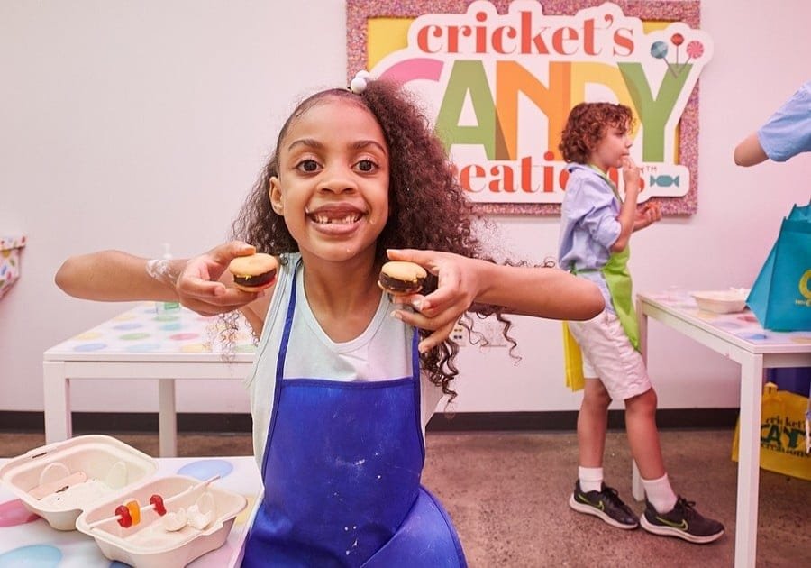 Children participating in a Cricket’s Candy Creations activity