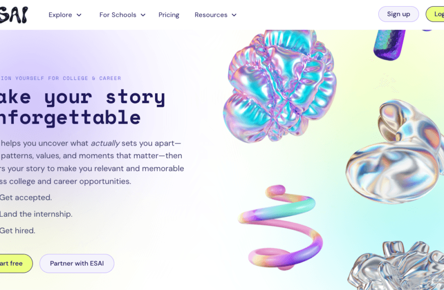 ESAI: The AI-Powered College-Application Coach That Won the Shark Tank